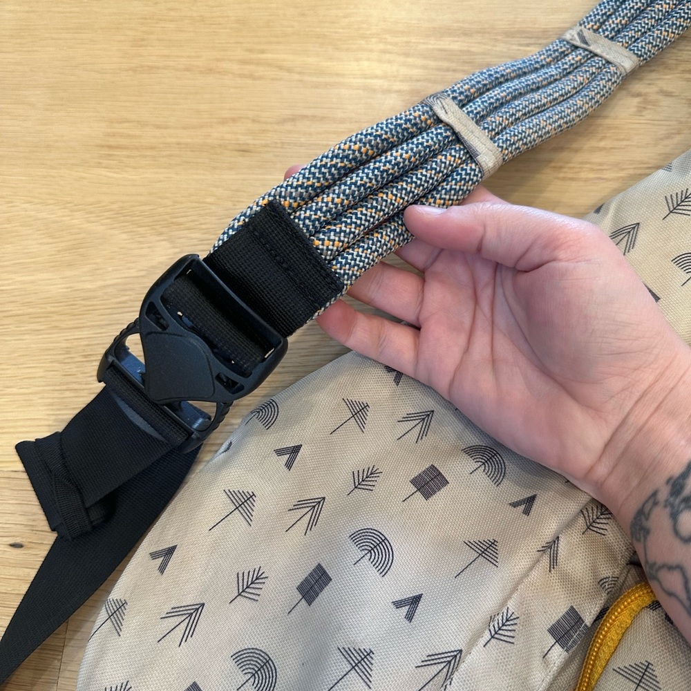 Kavu Beige Belt Bag with Black Pattern - Picture 4 of 5